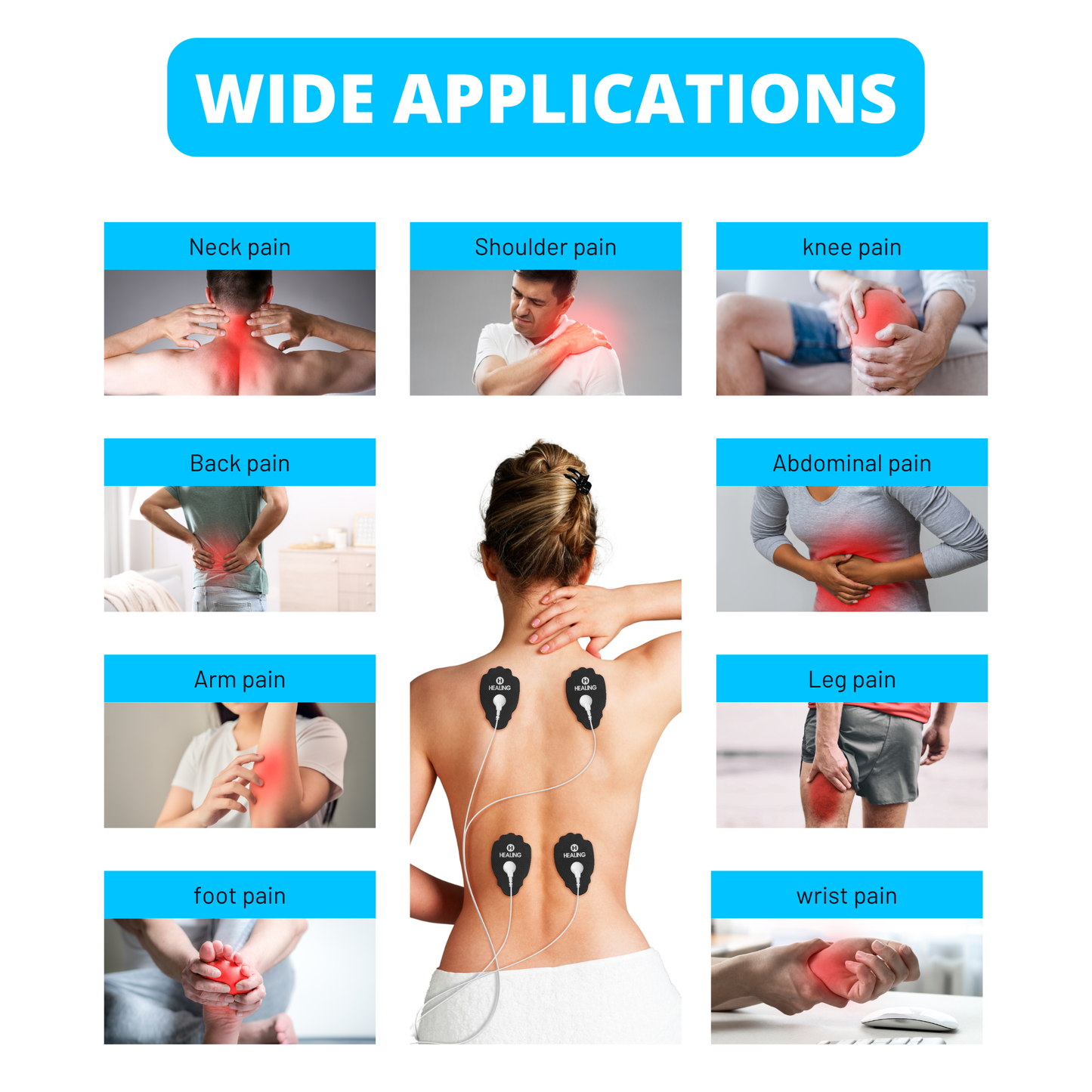 Pro-Pulse 8 Giftbox: Rechargeable TENS Device with 8 Modes for Ultimate Pain Relief!