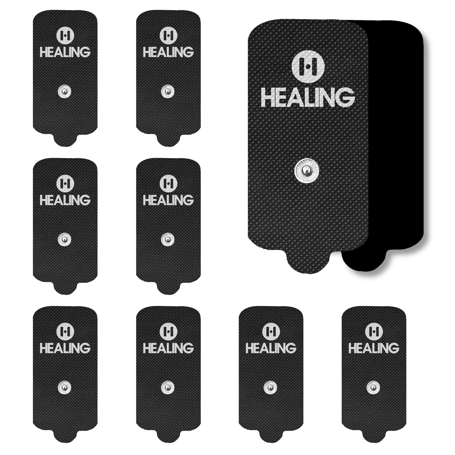 (5 Pair / 10 Pcs)Extra Large-Size Replacement TENS Unit Electrode Pads