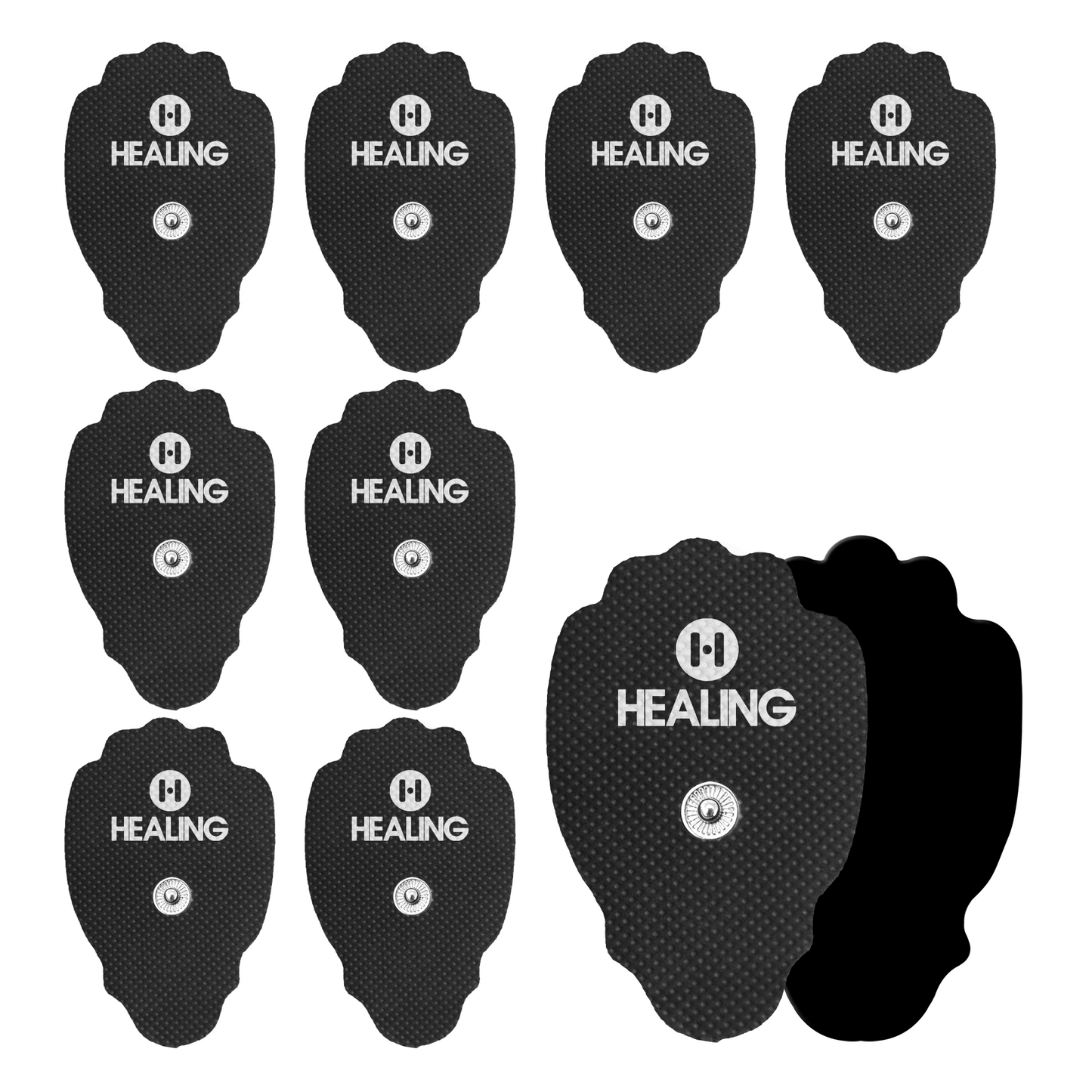 (5 Pair / 10 Pcs) Large-Size Replacement TENS Unit Electrode Pads
