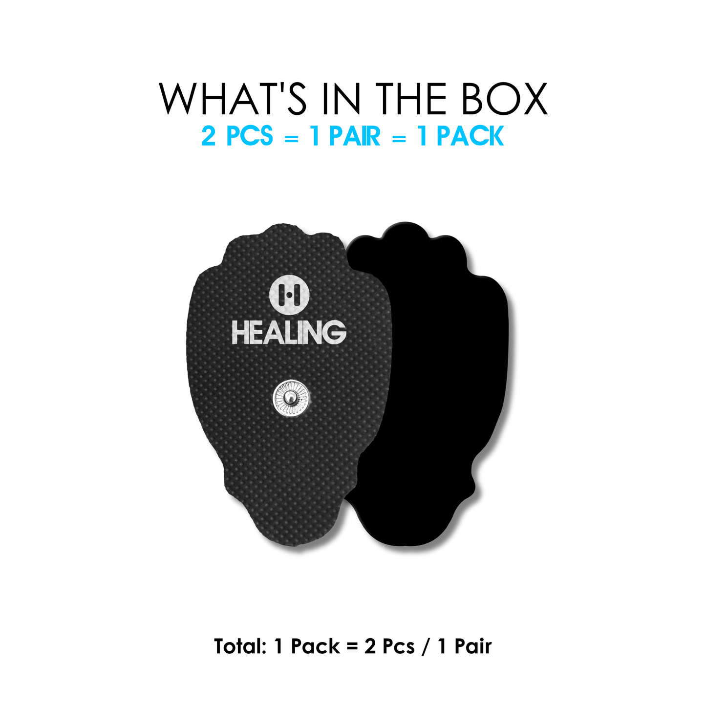 Large-Size Replacement TENS Unit Electrode Pads