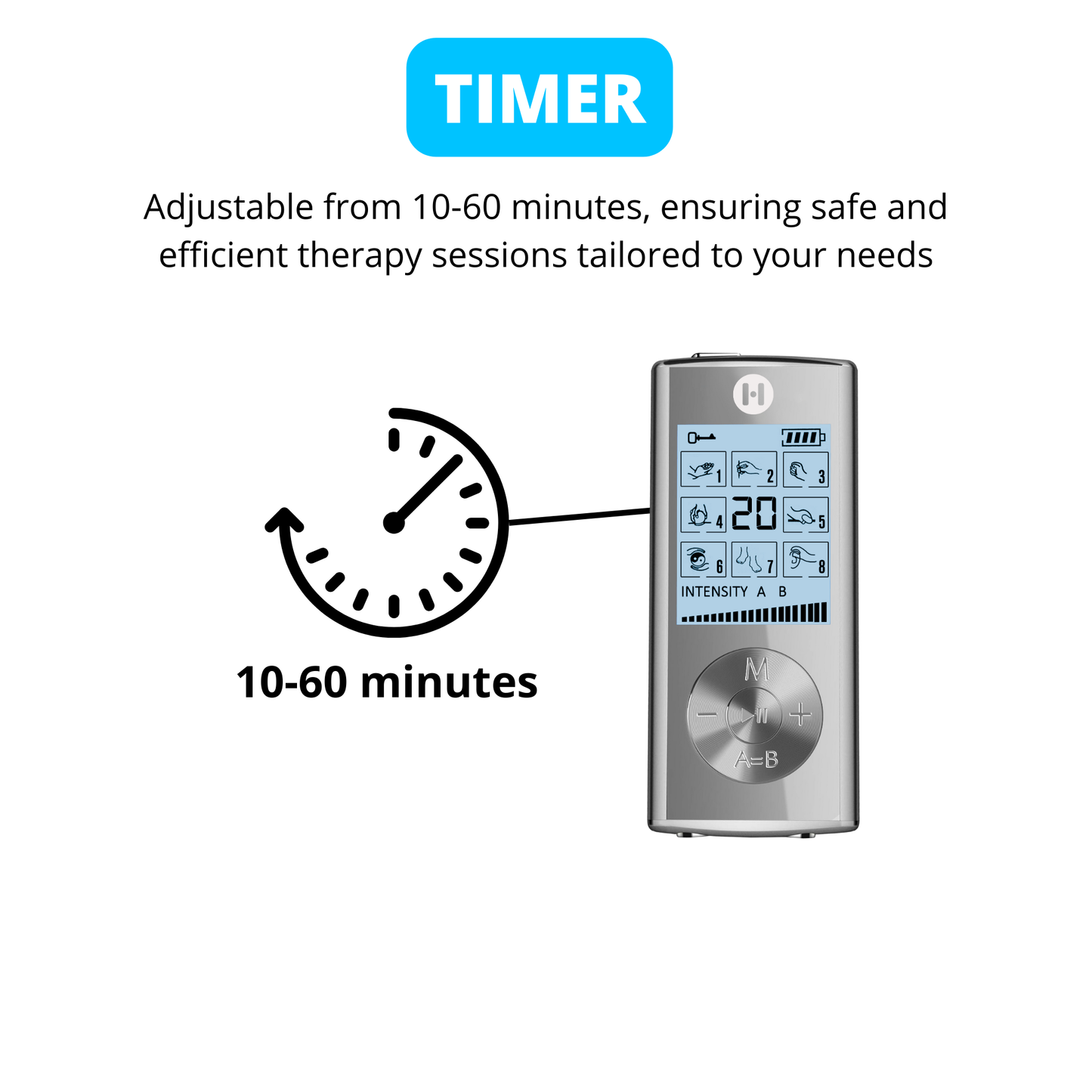 Pro-Pulse 8 Giftbox: Rechargeable TENS Device with 8 Modes for Ultimate Pain Relief!