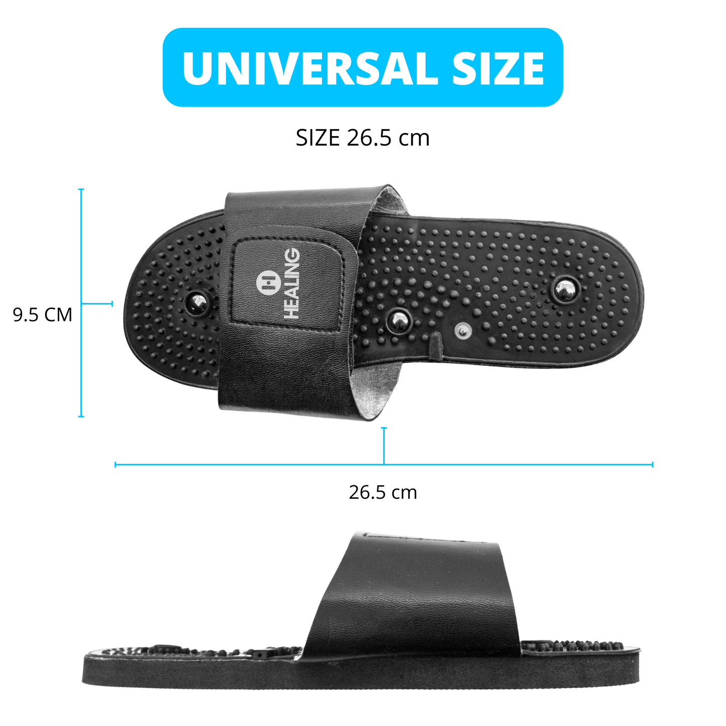 TOUCH-WAVE 12 Complete 3-in-1 Pain Relief Package with Slippers and Belt