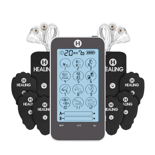 TOUCH-WAVE  12 Giftbox: Rechargeable TENS Device with 12  Modes for Ultimate Pain Relief!